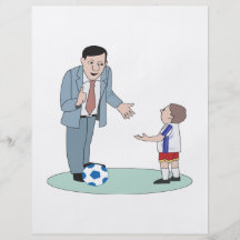 Father And Son Soccer Flyers