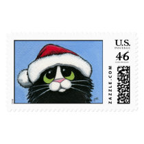 Father Catmas Postage postage by LisaMarieArt Father Catmas Postage postage