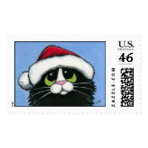 Father Catmas Postage stamp