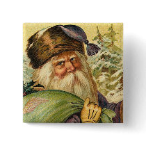 Father Christmas buttons by MyOtherPlanet Father Christmas buttons