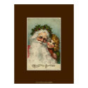 Father Christmas & Child Vintage Art posters by PrintedGifts Father Christmas & Child Vintage Art posters
