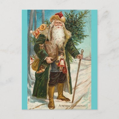 Father Christmas postcards
