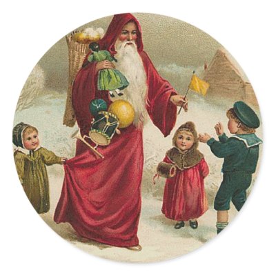 Father Christmas stickers