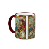 Father Christmas - Vintage Art mugs