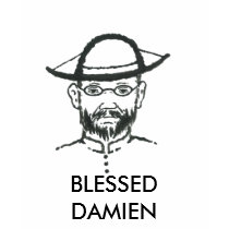 Father_Damien, BLESSED DAMIEN PATRON SAINT OF O... t-shirts by sainthood7 Father_Damien, BLESSED DAMIEN PATRON SAINT OF O... t-shirts