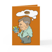Father donut card