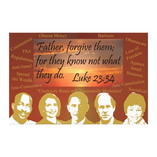 Father Forgive Them Gallery Wrap Canvas