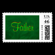 Father Green Beauty Postage stamps