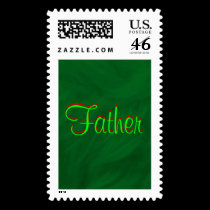 Father Green Beauty Postage stamps