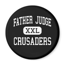 Father Judge - Crusaders - High - Philadelphia magnets by customteamsportswear Father Judge - Crusaders - High - Philadelphia magnets