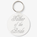 Father of Bride Classy Grays keychains