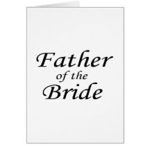 Father Of The Bride Card
