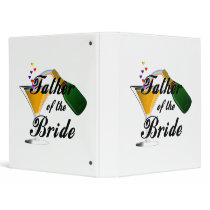 Father of the Bride Champagne Toast Vinyl Binders