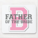 Father of the Bride Cheer mousepads