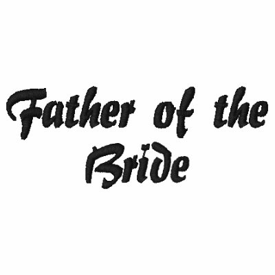 Father of the Bride Embroidered Shirt