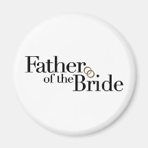 Father Of The Bride Fridge Magnets