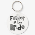 Father of the Bride Gray keychains by TeeShirtsTShirts Father of the Bride Gray keychains