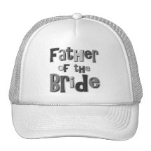 Father of the Bride Gray Mesh Hats