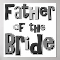 Father of the Bride Gray Poster
