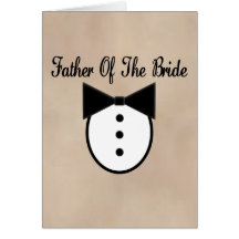 Father of the Bride Greeting Cards