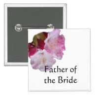 father of the bride or groom wedding button