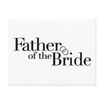 Father Of The Bride Postcard