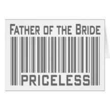 Father of the Bride Priceless Card