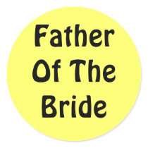 Father Of The Bride stickers
