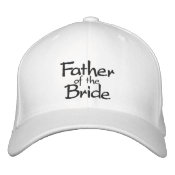 FATHER OF THE BRIDE WEDDING CAP embroideredhat