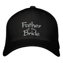 FATHER OF THE BRIDE WEDDING CAP embroidered hats