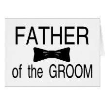 Father Of The Groom Bowtie Card