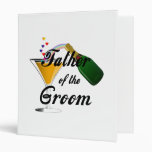 Father of the Groom Champagne Toast Binder