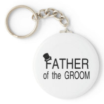 Father Of The Groom Top Hat Keychains