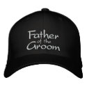 FATHER OF THE GROOM WEDDING CAP embroidered hats