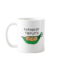 Father of Triplets Pod mugs