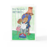 Father Rabbit Retirement Card