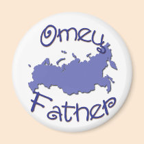 Father (Russian) Map magnets