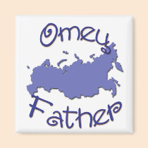 Father (Russian) Map magnets