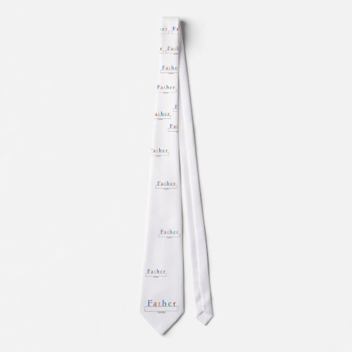 Father Search Tie tie