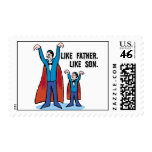 Father Son Halloween Stamps