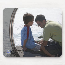 FATHER SON REFLECTION mousepads