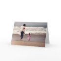 Father to Daughter beach greeting card