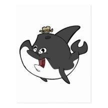 Father Whale Postcard