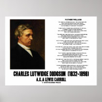Father William Wonderland Charles Lutwidge Dodgson Print
