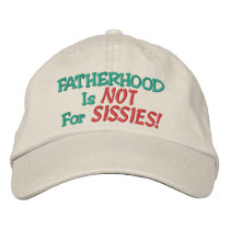 Fatherhood embroidered hats