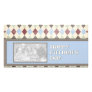 Fathers Day ADD YOUR PHOTO Argyle Customized Photo Card