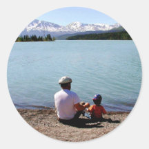 Father's Day at Kenai National Wildlife Refuge Sticker