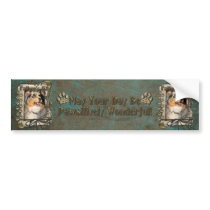 Fathers Day - Australian Shepherd - Dustine Bumper Stickers