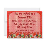 Father's Day  BarBQ invitation Family reunion