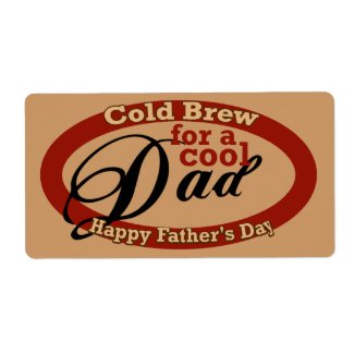 Father's Day Beverage or Beer Bottle Label